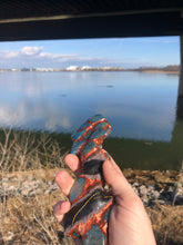 Load image into Gallery viewer, Serpent Stone Wand Sculpture/Prop
